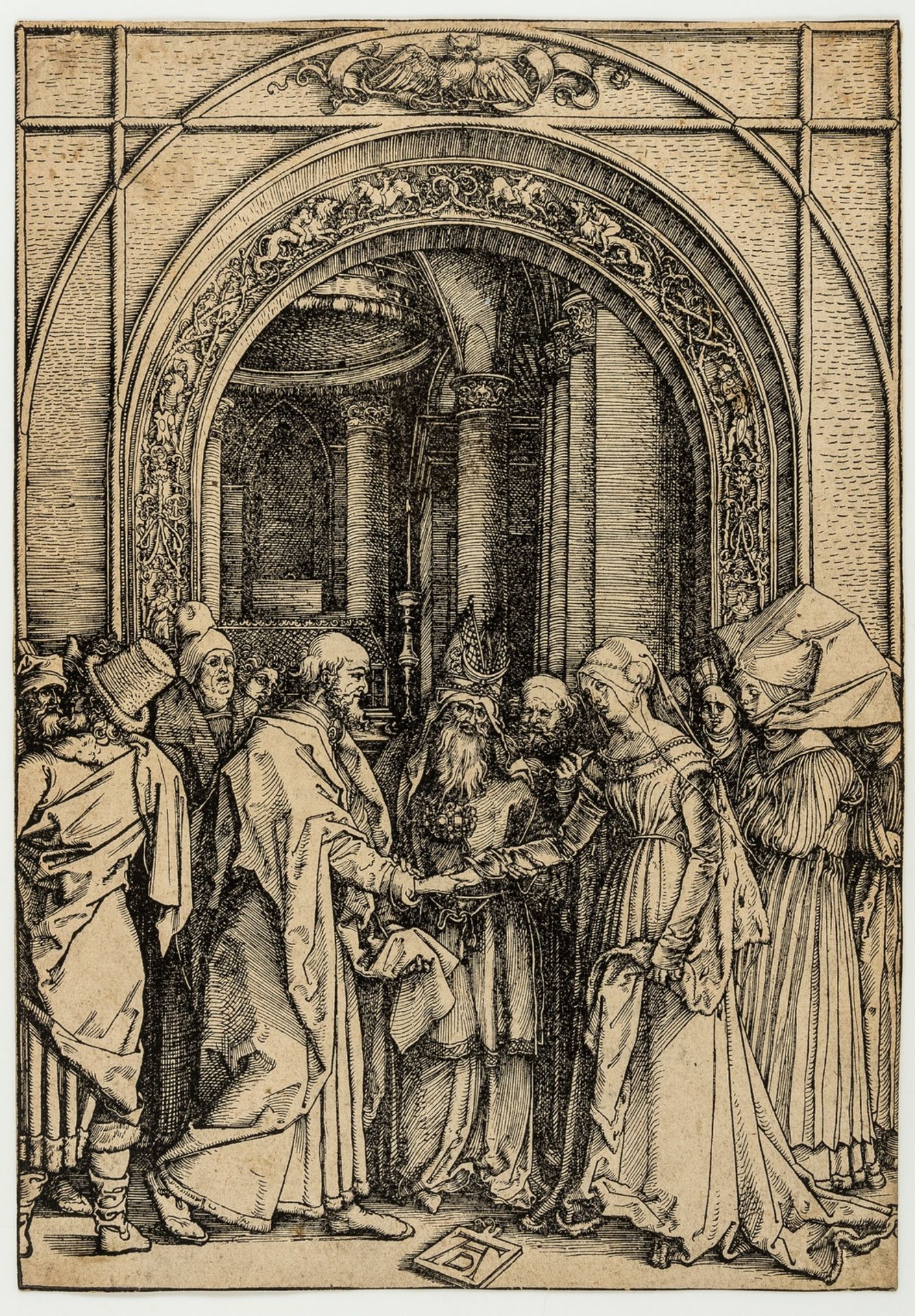 Albrecht Dürer (1471-1528) The Betrothal of the Virgin, from: The Life of the Virgin