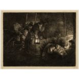 Rembrandt van Rijn (1606-1669) The Adoration of the Shepherds: A Night Piece