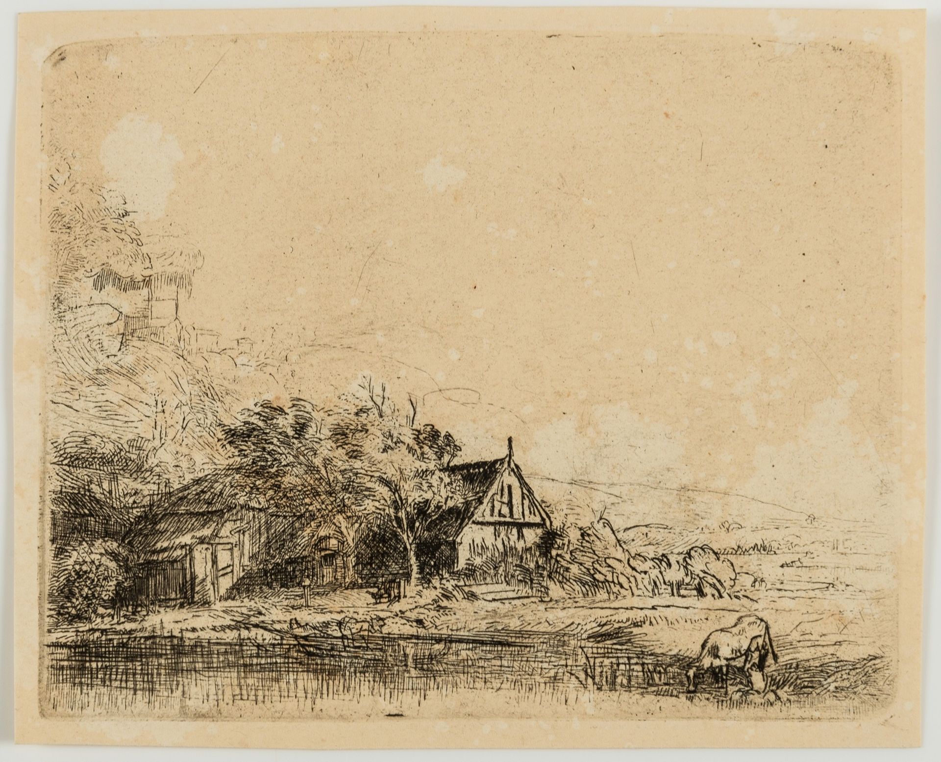 Rembrandt van Rijn (1606-1669) The Landscape with the Cow