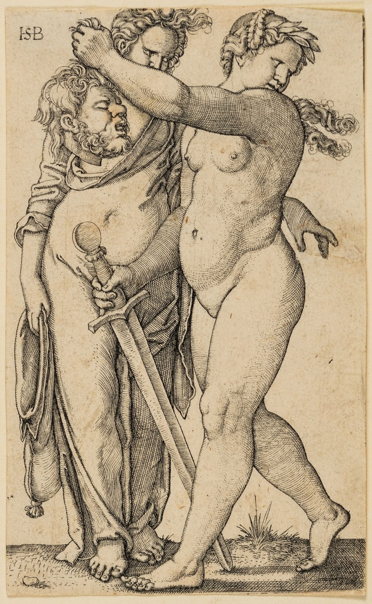 Hans Sebald Beham (1500-1550) Judith Walking to the Left, and Her Servant [and two others]