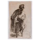 Rembrandt van Rijn (1606-1669) Beggar with a wooden leg