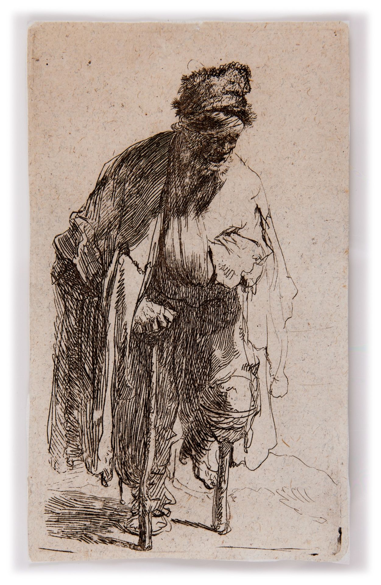 Rembrandt van Rijn (1606-1669) Beggar with a wooden leg