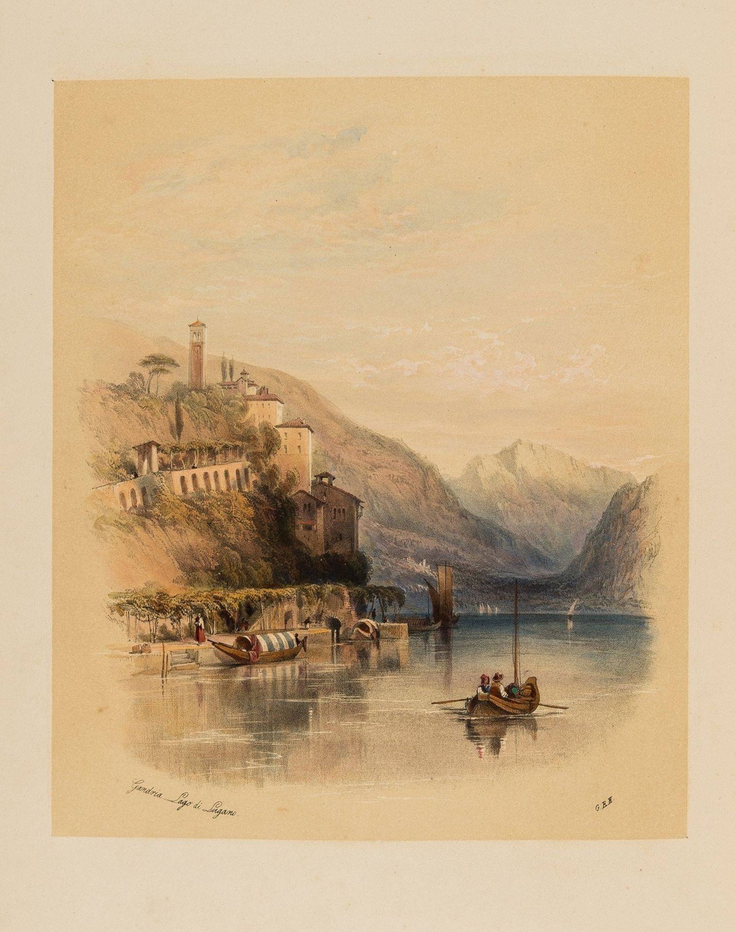 Switzerland.- Hering (George E.) The Mountains and Lakes of Switzerland, the Tyrol, and Italy, …