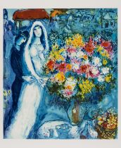 Marc Chagall (1887-1985) after. Bridal Bouquet