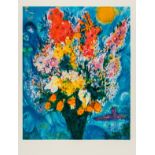 Marc Chagall (1887-1985) after. Le Bouquet Illuminant le Ciel