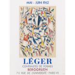 Fernand Léger (1881-1955) after. Léger. Affiche pour Berggruen