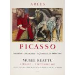 Pablo Picasso (1881-1973) after. Dessins, Gouaches, Aquarelles Museé Reattu Poster (Czwiklitzer 131)
