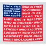 Barbara Kruger (b. 1945) Untitled (Flag)