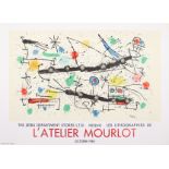 Joan Miró (1893-1983) after. Two Mourlot Posters