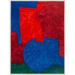 Serge Poliakoff (1900-1969) after. Composition in Red, Blue and Green