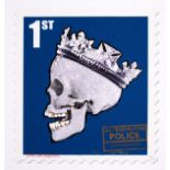 Jimmy Cauty (b. 1956) Damien Hirst Skull Stamp