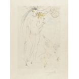 Salvador Dalí (1904-1989) Venus et l'Amour, from Hommage à Albrecht Durer (Field 71-8-D; M&L 483b)