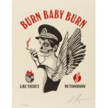 Shepard Fairey (b. 1970) Burn Baby Burn