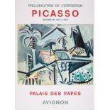 Pablo Picasso (1881-1973) after. Prolongation de l'Exposition Picasso Poster