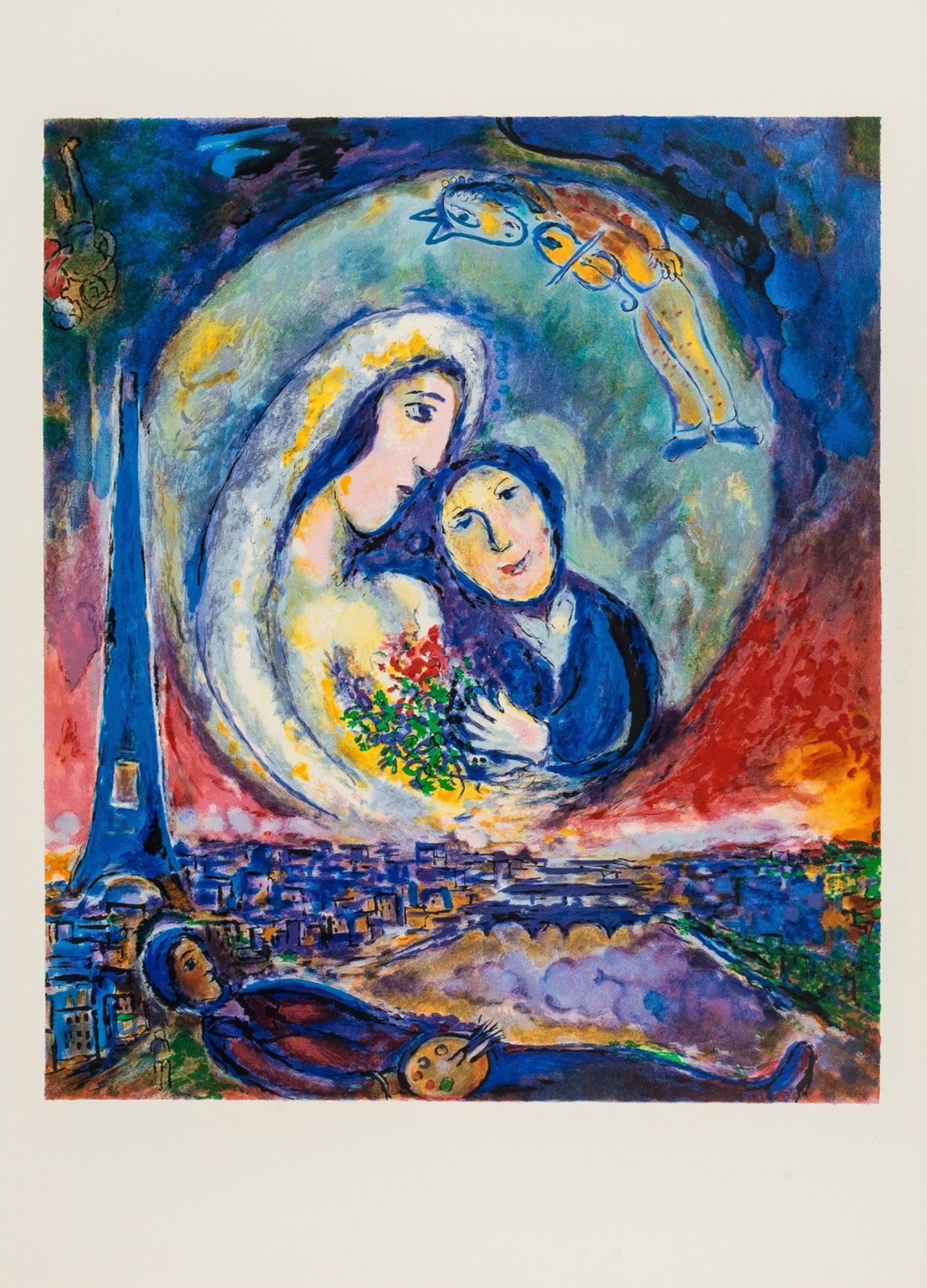 Marc Chagall (1887-1985) after. Le Songe