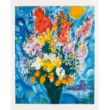 Marc Chagall (1887-1985) after. Le Bouquet Illuminant le Ciel