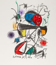 Joan Miro (1893-1983) after. Composition Originale Pour Fernand Mourlot