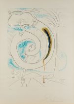Salvador Dalí (1904-1989) Le cercle viscéral du cosmos, from La Conquête du Cosmos (Field 74-12 D; …