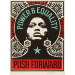 Shepard Fairey (b. 1970) Push Forward