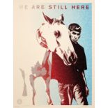 Shepard Fairey (b. 1970) Pine Ridge (We Are Still Here)