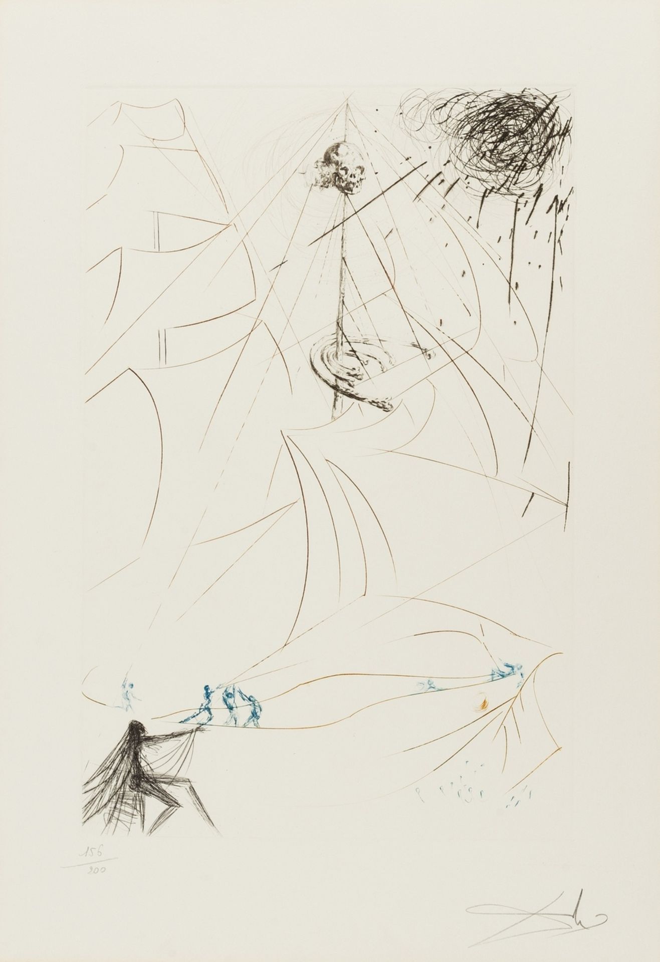 Salvador Dalí (1904-1989) Vaisseau Fantôme (Field 69-7; M&L 339a)