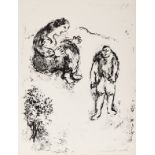 Marc Chagall (1887-1985) Plate 13, from The Tempest (Sorlier 853; see Cramer 97)