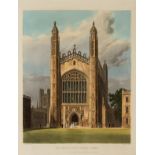 Cambridge.- Ackermann (Rudolph, publisher) A History of the University of Cambridge, 2 vol., first …