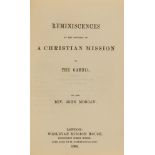 Africa.- Morgan (John) Reminiscences of the Founding of a Christian Mission on The Gambia, …