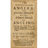 Angling.- Venables (Robert) The Experienc'd Angler: or, Angling Improv'd, Being A General …