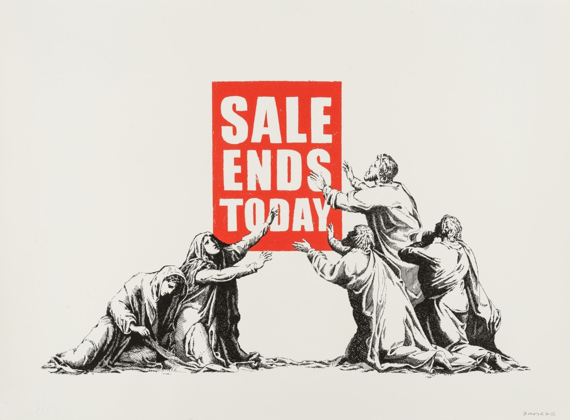 Banksy (b.1974) Sale Ends 'V.2.' (Signed)