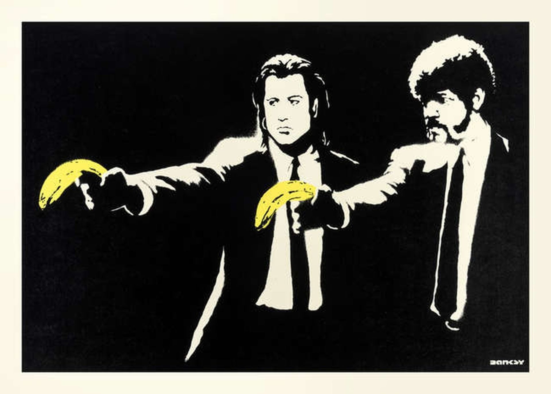 Banksy (b. 1974) Pulp Fiction