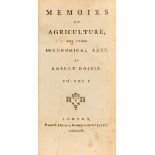 Dossie (Robert) Memoirs of Agriculture and other Oeconomical Arts, 3 vol., first edition, Printed …