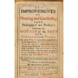 Gardens.- Bradley (Richard) New Improvements of Planting and Gardening, 3 parts in 1, Printed for …