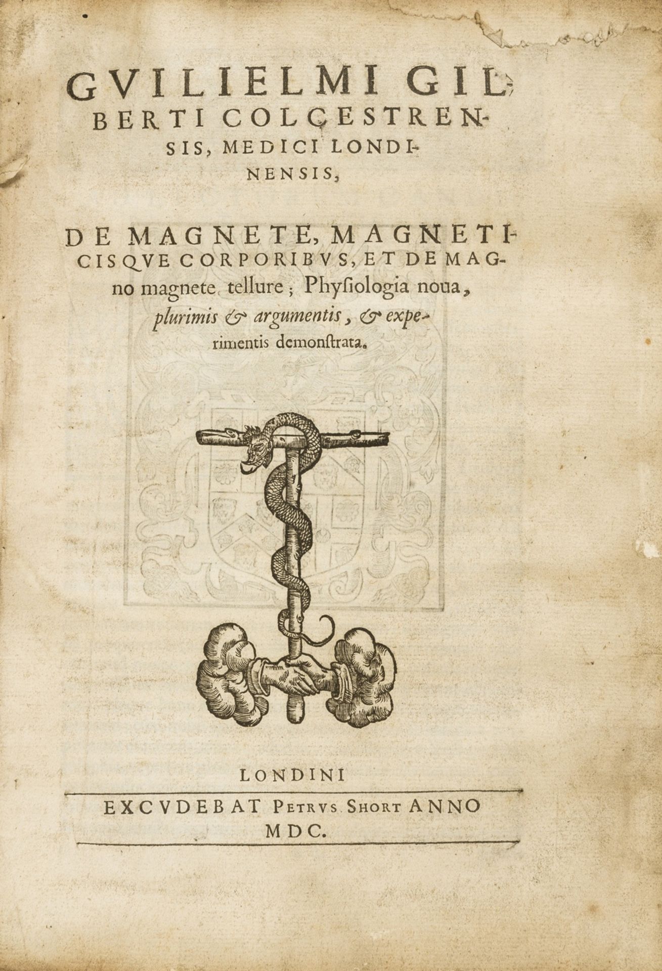 Gilbert (William) De Magnete, first edition, Peter Short, 1600. - Image 2 of 2