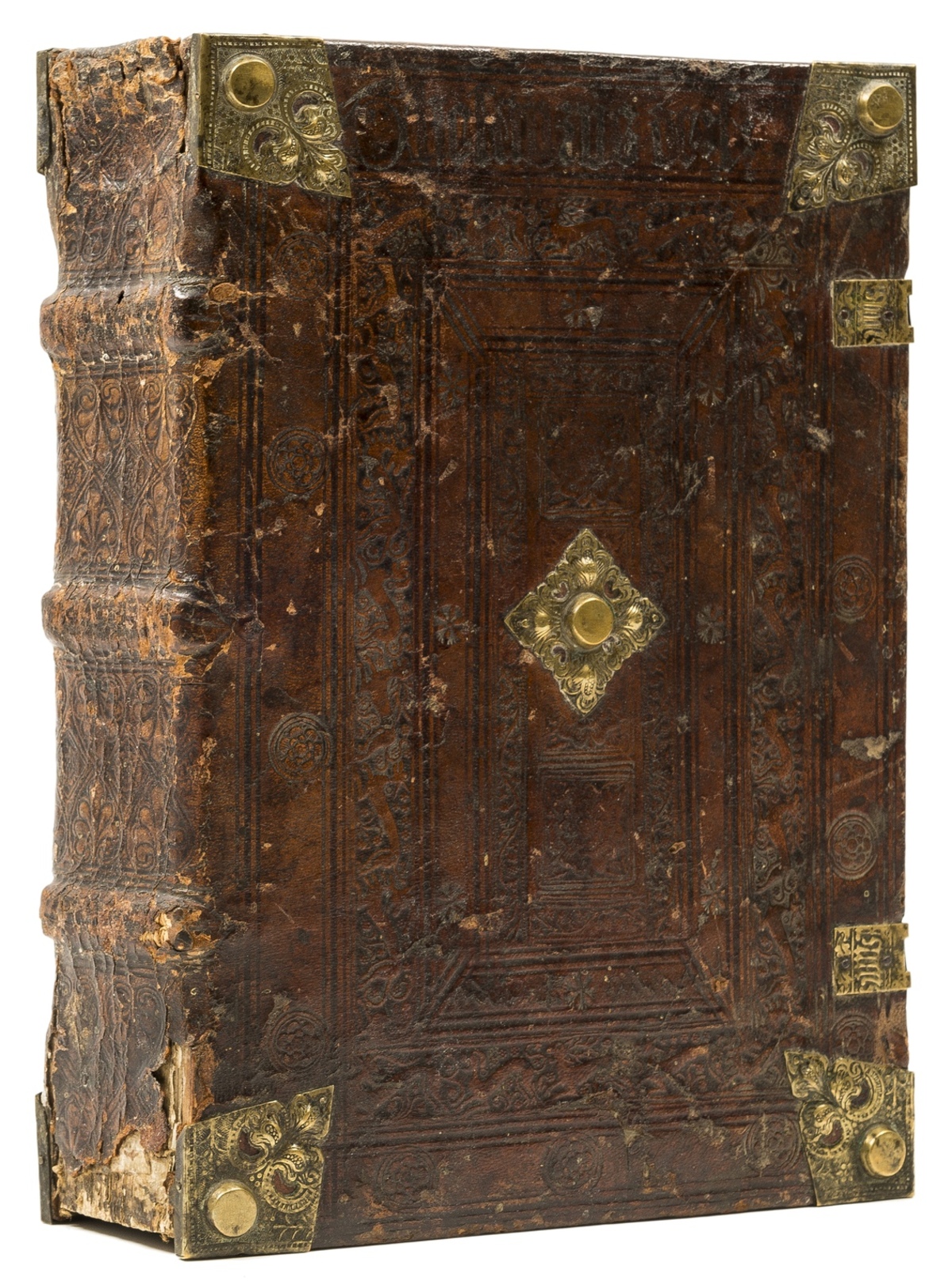 Augsburg binding.- Petrus de Palude. Sermones Thesauri novi de sanctis, in an attractive …