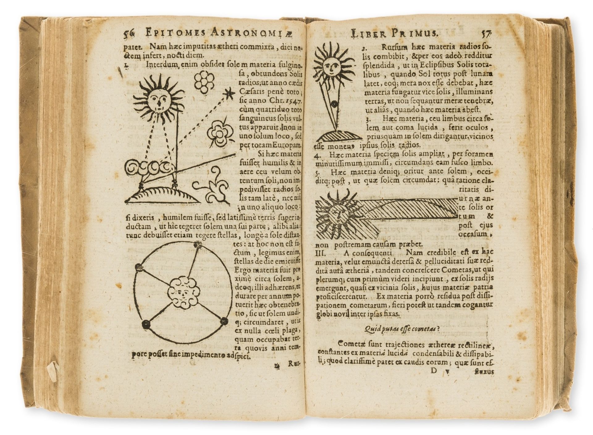 Astronomy.- Kepler (Johannes) Epitome astronomicae Copernicanae [libri I. II. III], Linz, Johann …