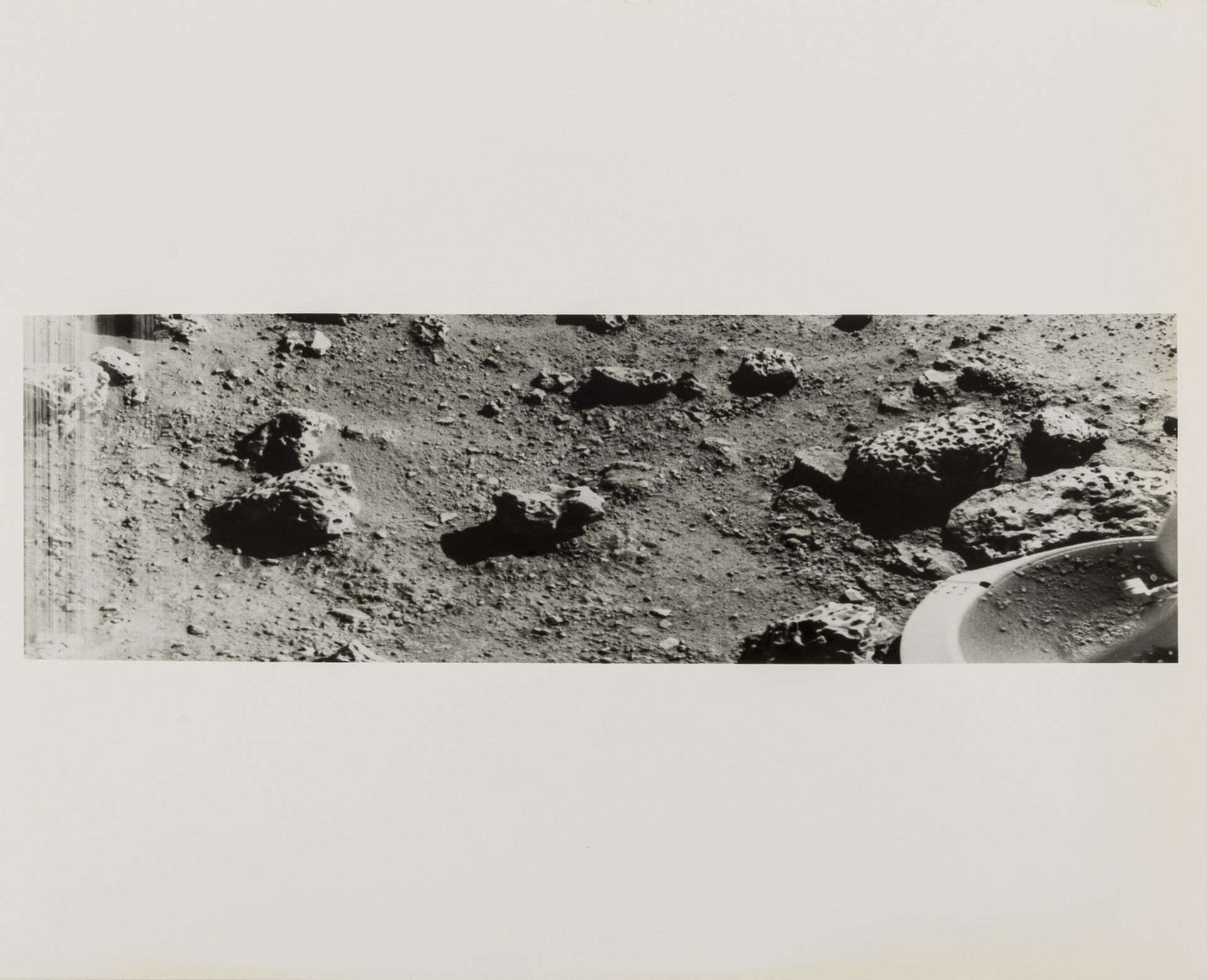 Mars: the first photograph from the Martian surface taken by Viking 2, vintage gelatin silver …