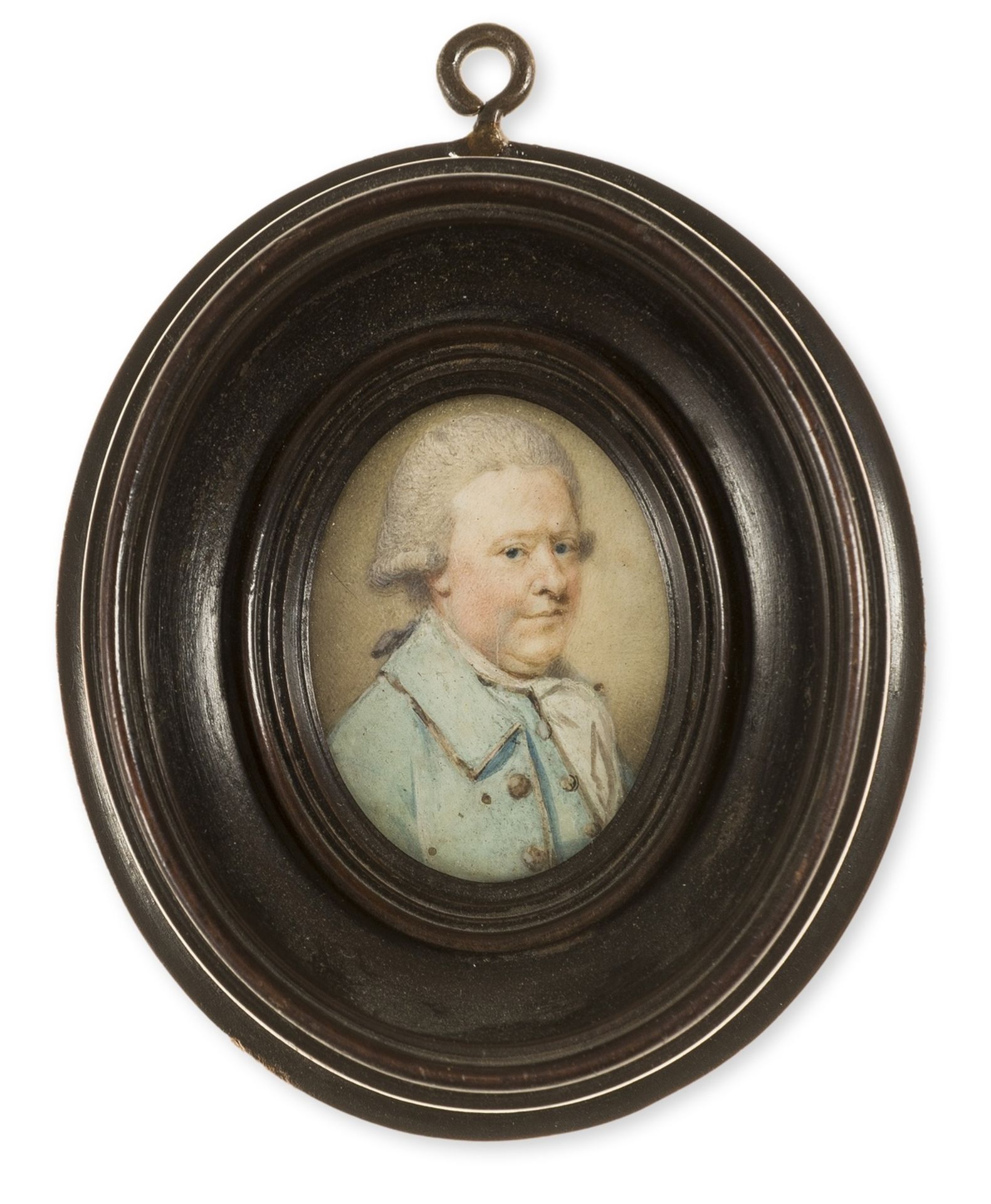 Gibbon (Edward).- School (English, probably circa 1790s) Portrait miniature of a gentleman, …