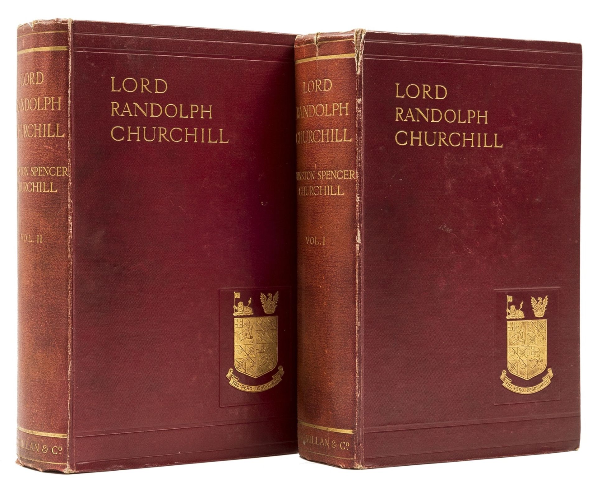 Churchill (Sir Winston Spencer) Lord Randolph Churchill, 2 vol., first edition, signed … - Image 2 of 2