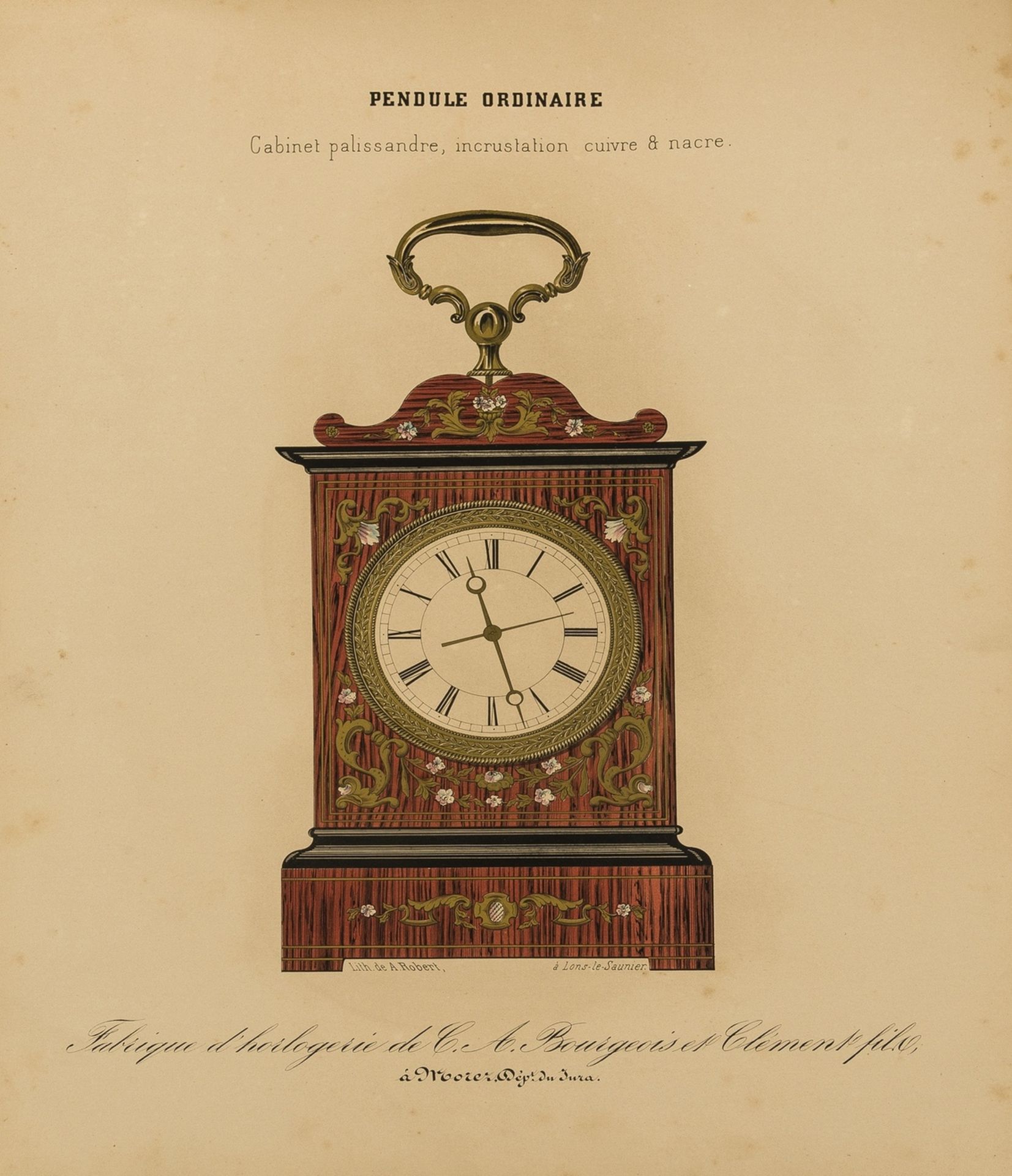 Horology.- Trade Catalogue.- Album d'Échantillons de la Fabrique de C. A. Bourgeois & Clement …