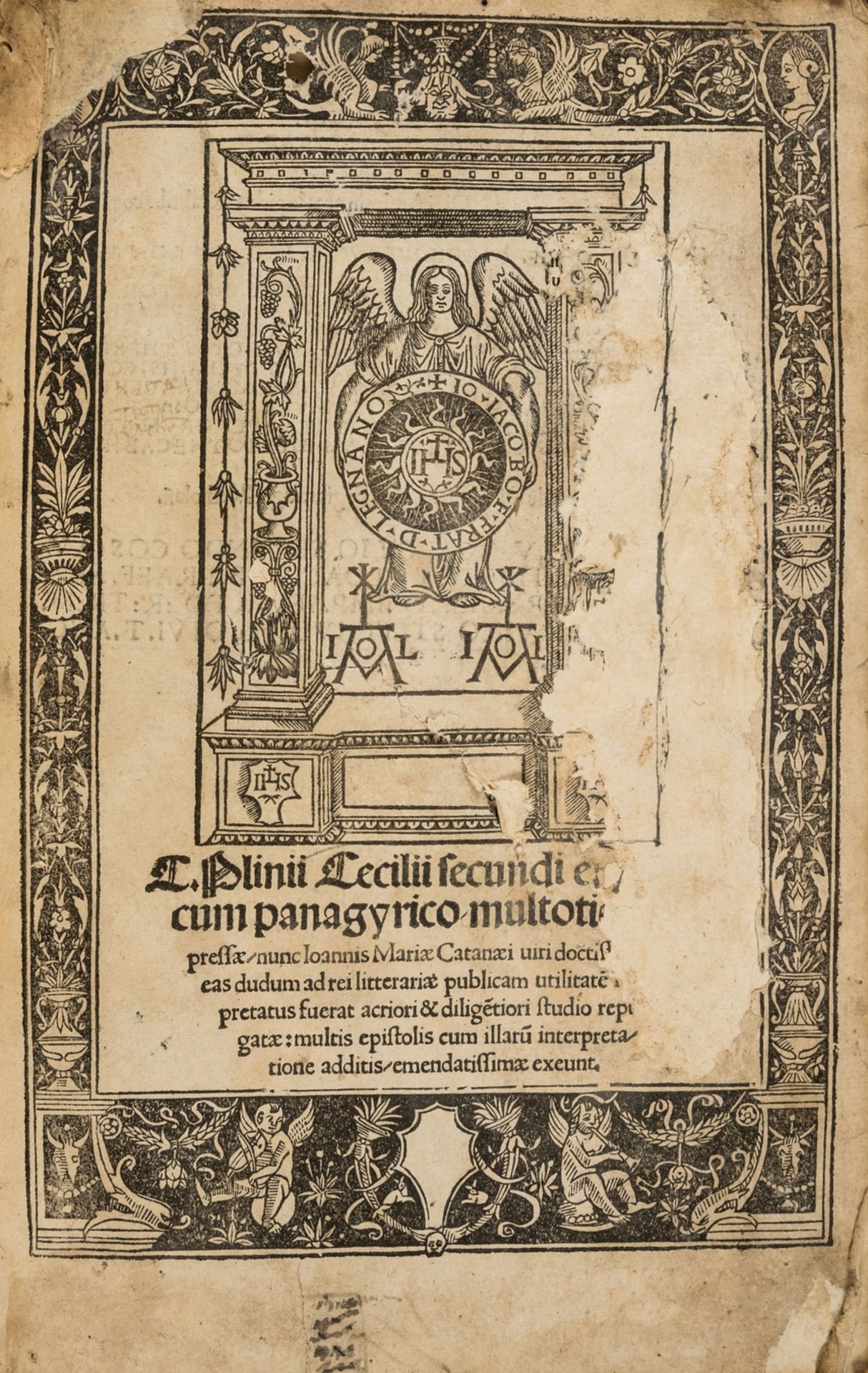 Plinius (Gaius Caecilius Secundus) C. Plinii Cecilii Secundi Epistolae cum panagyrico multoties …