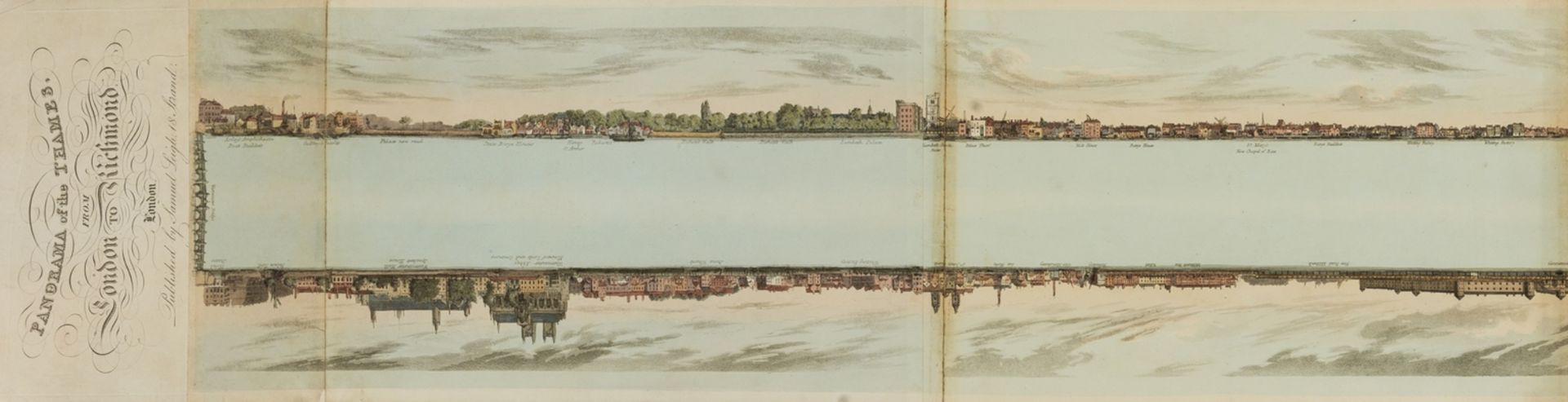 Clark (John, artist & engraver) Panorama of the Thames, from London to Richmond, with 'View from … - Image 3 of 3