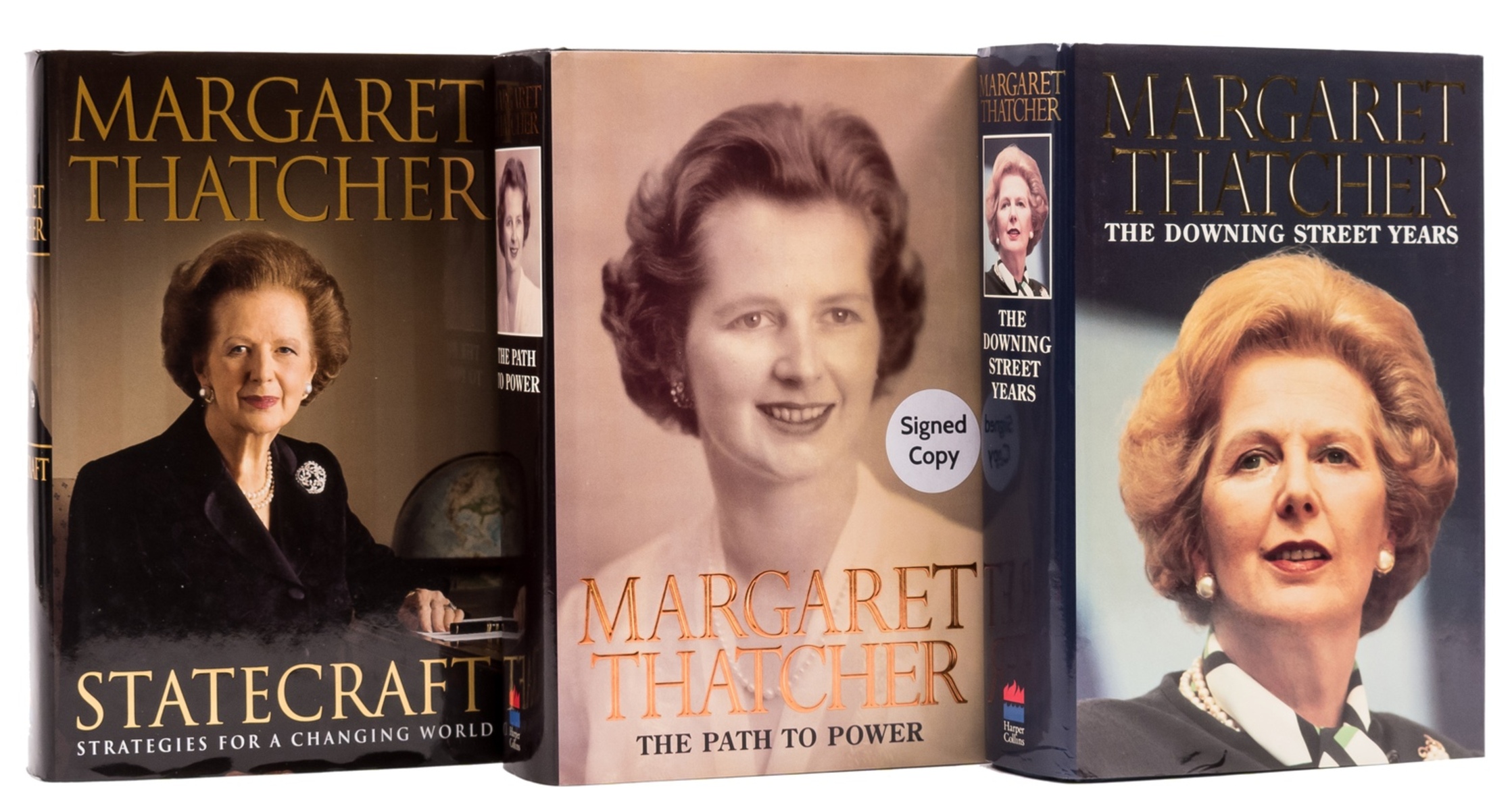 Thatcher (Margaret) The Downing Street Years, first edition, signed by the author, 1993; and two …