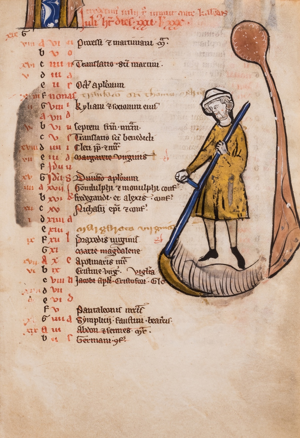 Illuminated manuscript.- Psalter, Use of Liège, in Latin, illuminated manuscript on vellum, … - Image 6 of 9