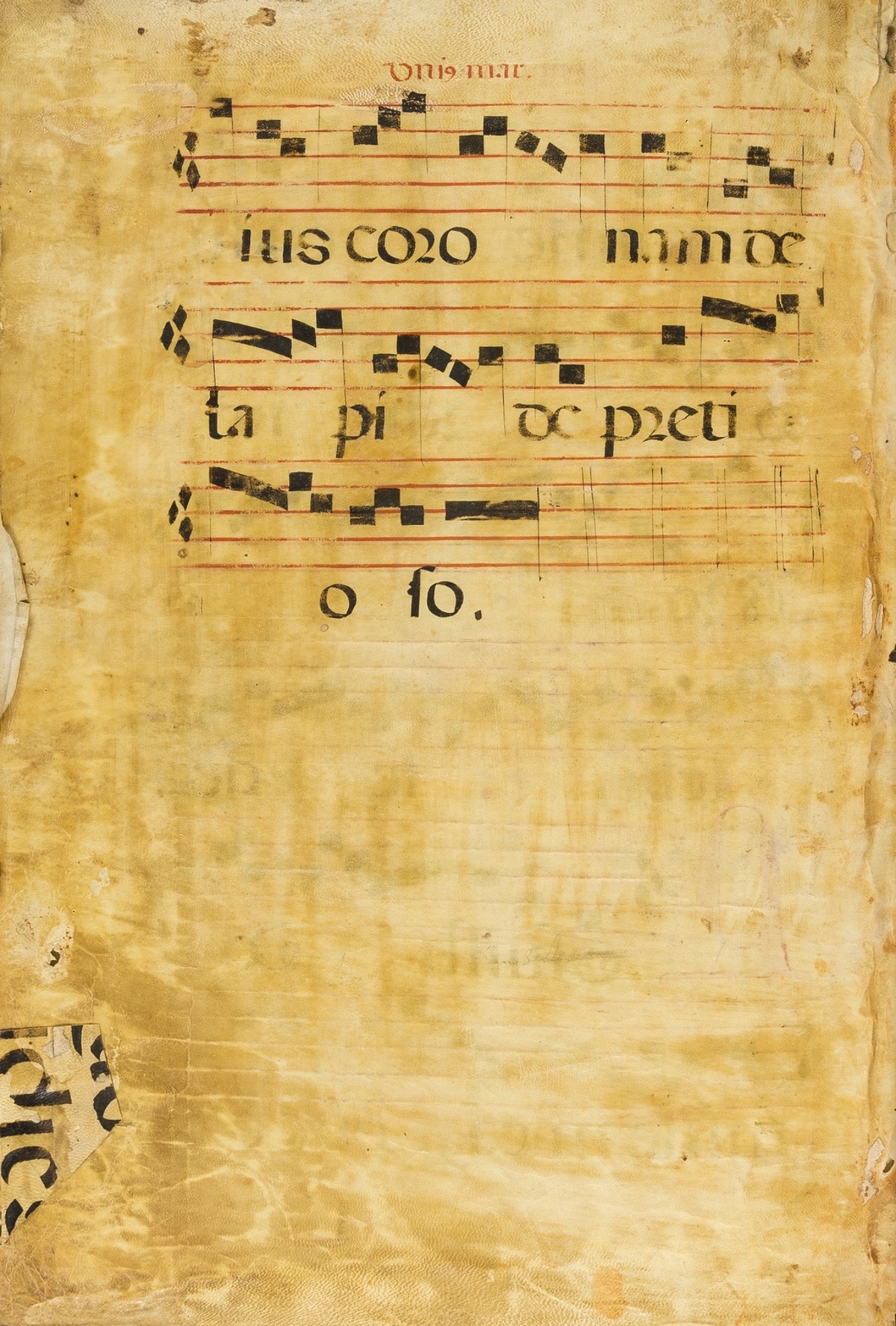 Illuminated manuscript.- Gradual, in Latin, decorated manuscript on vellum, Spain, [16th century]. - Image 3 of 6