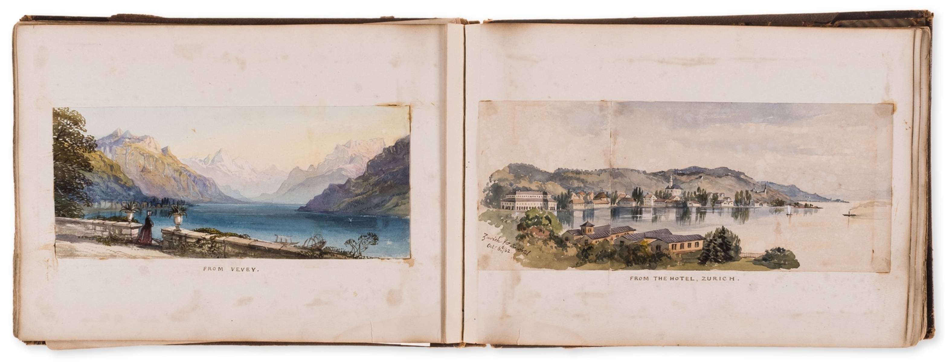 Woman artist.- Travel Diary.- Unthank (Mary, née Williams) An album of 120 watercolours of views … - Image 2 of 4