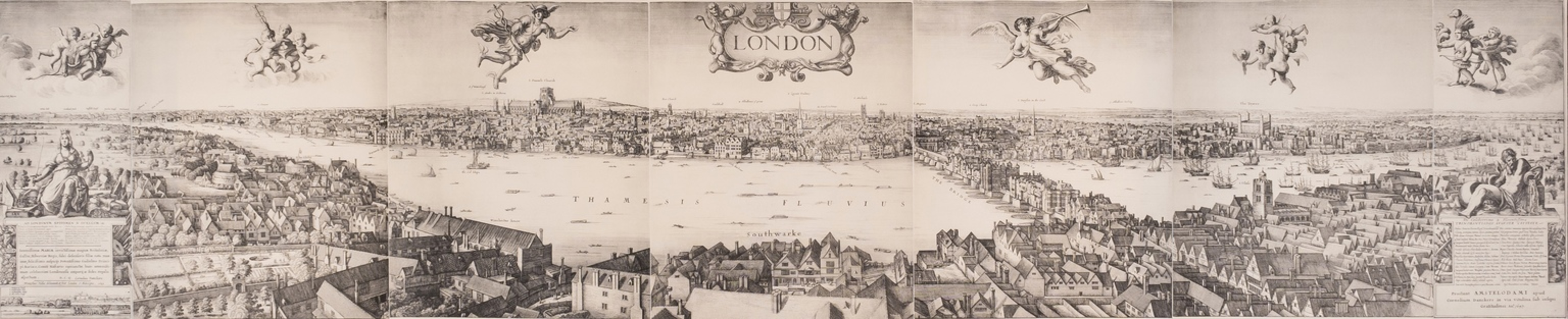 Hollar (Wenceslaus) London: 37 Etchings of London Views (1636-1667), one of 250 sets, Edgeworth …