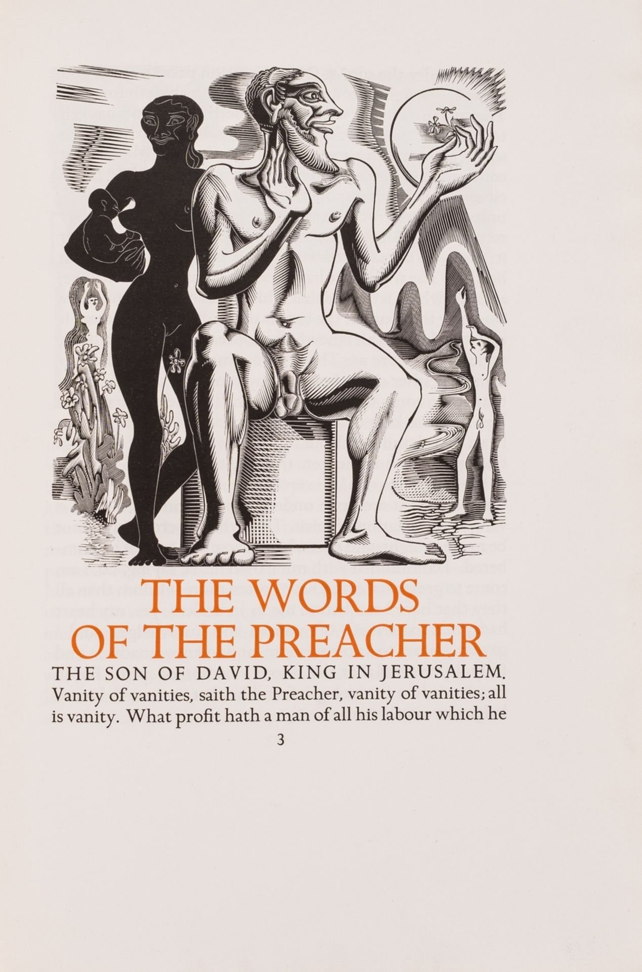 Hughes-Stanton (Blair).- Ecclesiastes or the Preacher, one of 250 copies, 1934 & another …