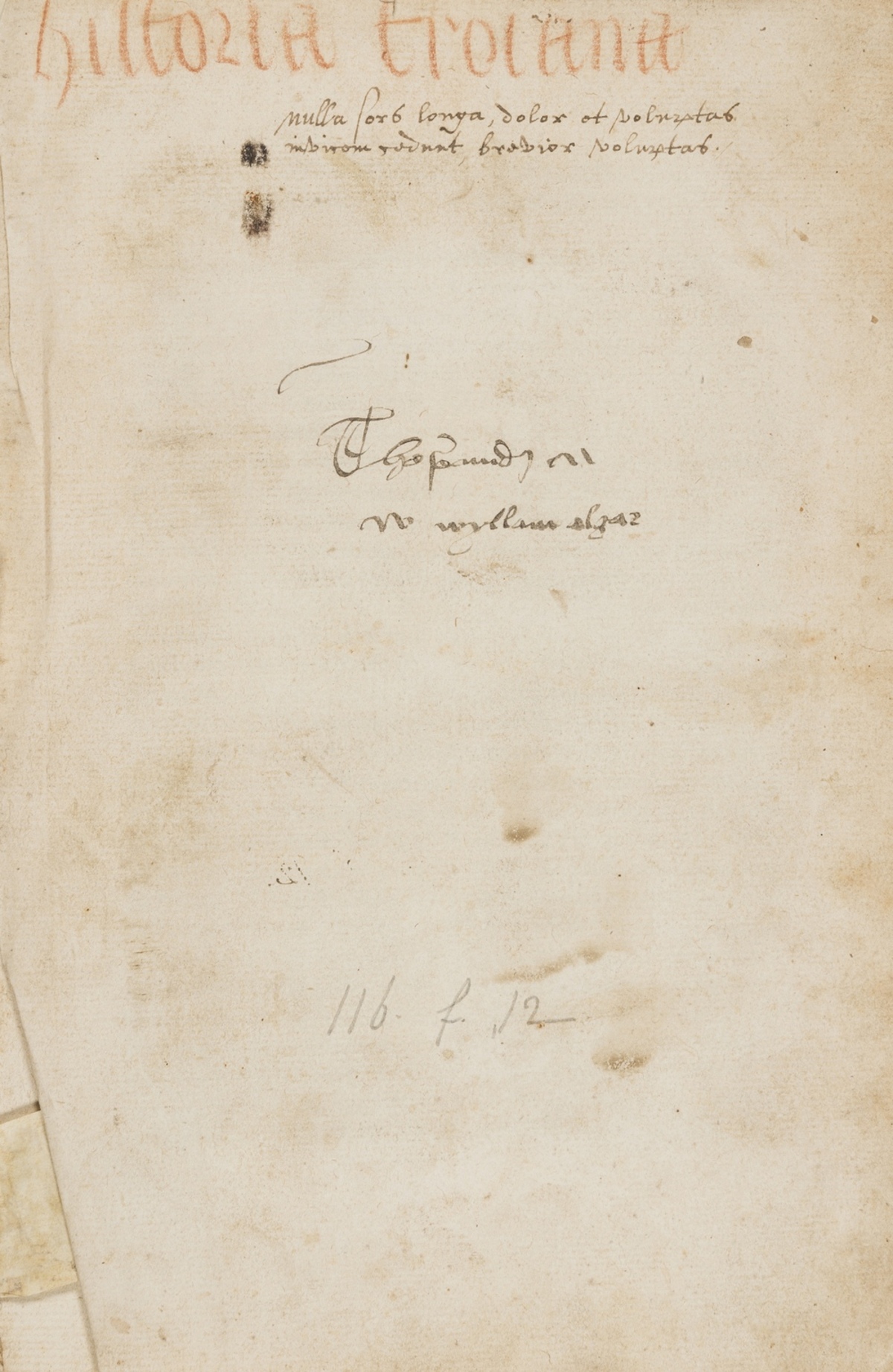 Troy.- Early English provenance.- Columna (Guido de) Historia destructionis Troiae, first edition, … - Image 2 of 8