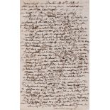 Proudhon (Pierre-Joseph) Autograph Letter signed to his friend Alexandre Massol, 1858, a long …